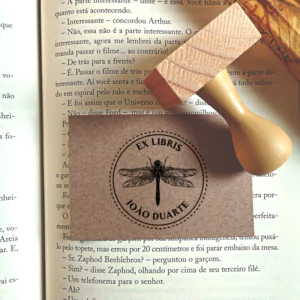 Carimbo 4x4 - Ex Libris - Libelula